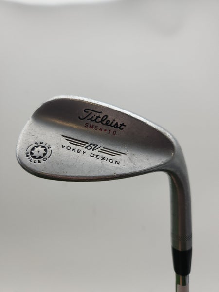 2009 TITLEIST VOKEY SPIN MILLED CHROME WEDGE 54*/10 STIFF FCM PRECISION RIFLE FL