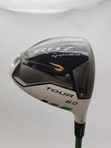 2012 TAYLORMADE RBZ TOUR DRIVER 8* XSTIFF OBAN REVENGE 8 85G VERYGOOD
