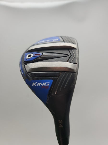 2019 COBRA KING F9 SPEEDBACK ONE LENGTH 5 HYBRID 24* REG FUJI ATMOS BLACK 7  FAI