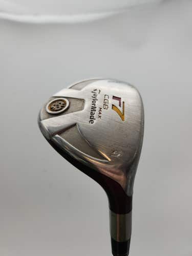 2008 TAYLORMADE R7 CGB MAX 5 HYBRID 25* STIFF REAX SUPERFAST 55 FAIR