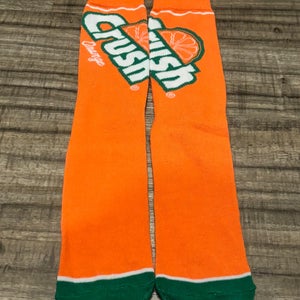 Crush Orange Soda Crew Socks Adult Large New
