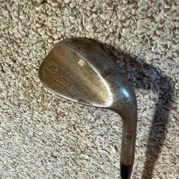 Titleist Vokey Mild Steel Raw Mens Right Handed 58 Degree Lob Wedge Golf Club