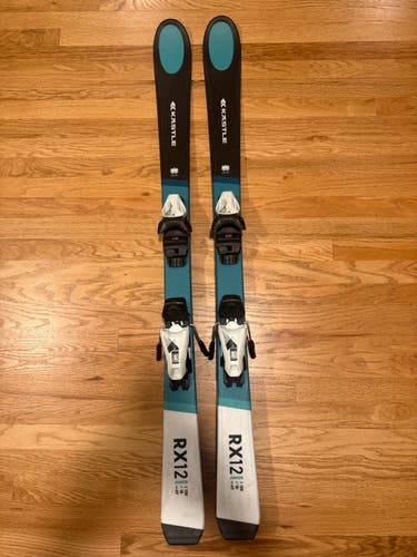 130 cm Kastle RX12 Skis With Bindings (Used)