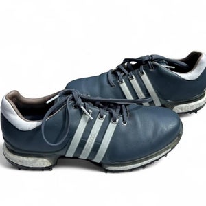 Adidas Tour 360 Boost Mens Golf Shoe Size 9 1/2 Grey And White