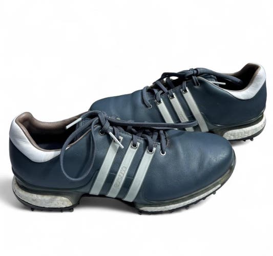Adidas Tour 360 Boost Mens Golf Shoe Size 9 1/2 Grey And White