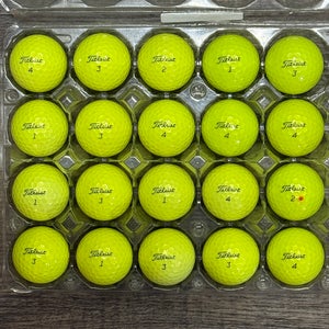 20 Titleist AVX Yellow Golf Balls - 5A MINT CONDITION