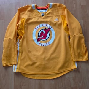 Adidas Size 56 New Jersey Devils Pro Stock Practice Jersey