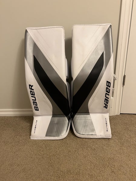 Bauer Hyperlite 2 Pro Stock Senior Goalie Leg Pads (READ DESCRIPTION)