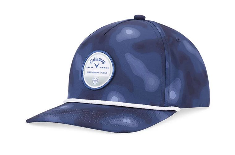NEW 2025 Callaway Bogey Free Navy Topo Adjustable Snapback Golf Hat/Cap