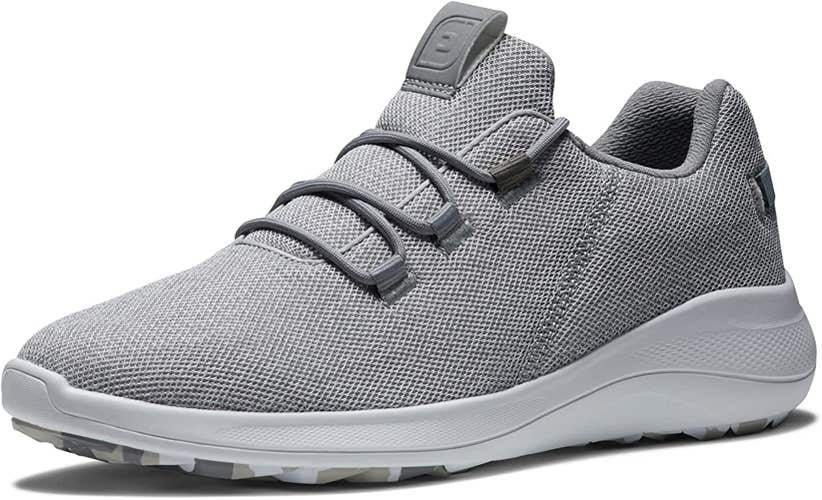 Footjoy FLEX Coastal Golf Shoes (Grey/White, 8, Medium) PREVIOUS SEASON 2021 NEW