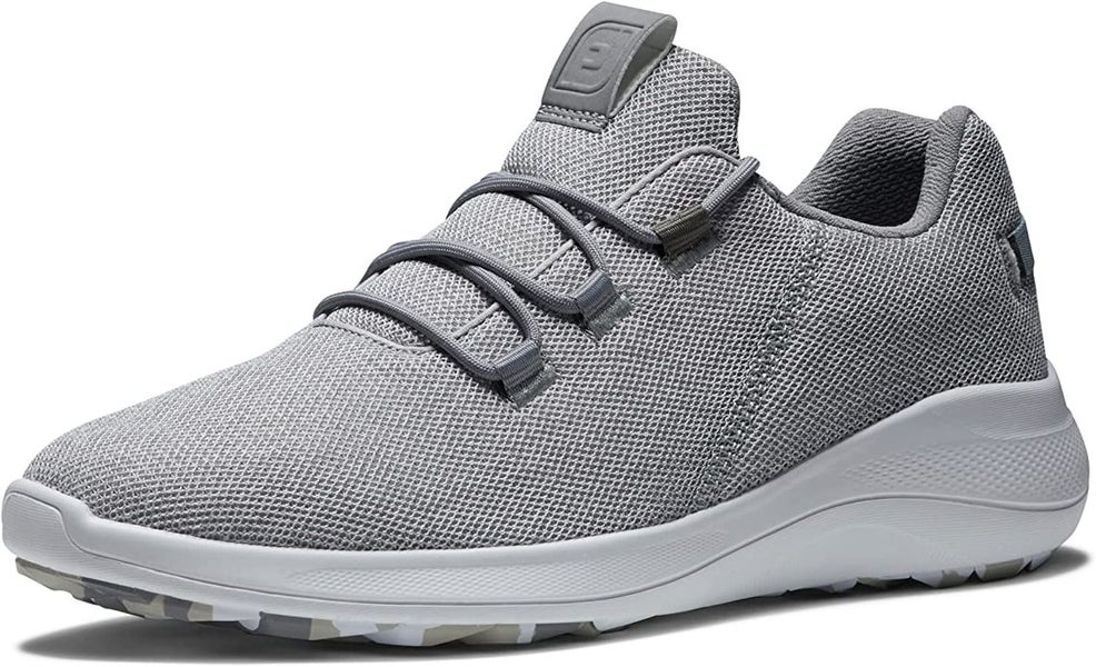 Footjoy FLEX Coastal Golf Shoes (Grey/White, 8, Medium) PREVIOUS SEASON 2021 NEW