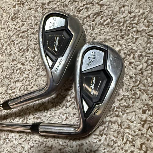 Callaway Rogue ST Max OS Mens RH Approach Sand Combo Wedge Set 46 & 56 Degree