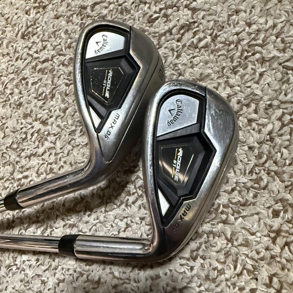 Callaway Rogue ST Max OS Mens RH Approach Sand Combo Wedge Set 46 & 56 Degree