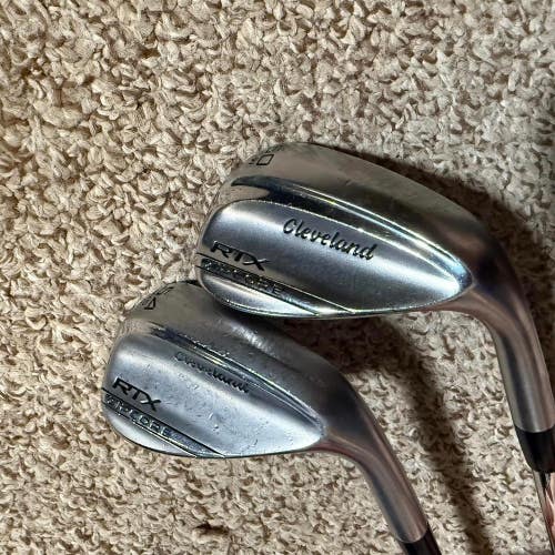 Cleveland RTX Zipcore Mens RH Sand & Lob Combo Wedge Set 54 & 60 Degree