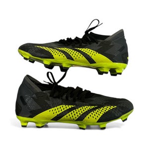 Used Adidas Soccer Cleats Black And Neon Green Senior 9 11873-S000227610