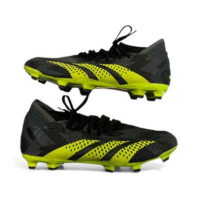 Used Adidas Soccer Cleats Black And Neon Green Senior 9 11873-S000227610