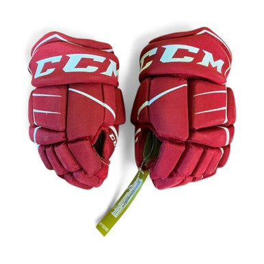 Used CCM JETSPEED FT350 Junior Gloves Red 11" 11873-S000227600
