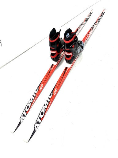 Used Atomic 190 SNS SKATE 42 BOOTS Mens XC Ski/Binding 190 cm 11860-S000292113