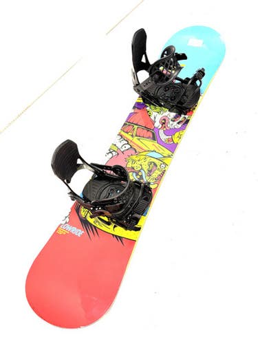 Used Ride LOWRIDE 120 W NEW SM MATRIX BINDINGS Boys Board/Binding Royal Blue 120 cm 11860-S000296651