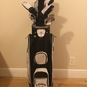 Callaway Ladies Solaire Full Set (D,3W,5W,7W,5H,6H,7-PW-SW,Putter) & Bag (READ)