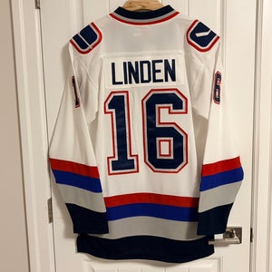 BNWT Authentic Mitchell & Ness Vancouver Canucks Trevor Linden Jersey Large Tall