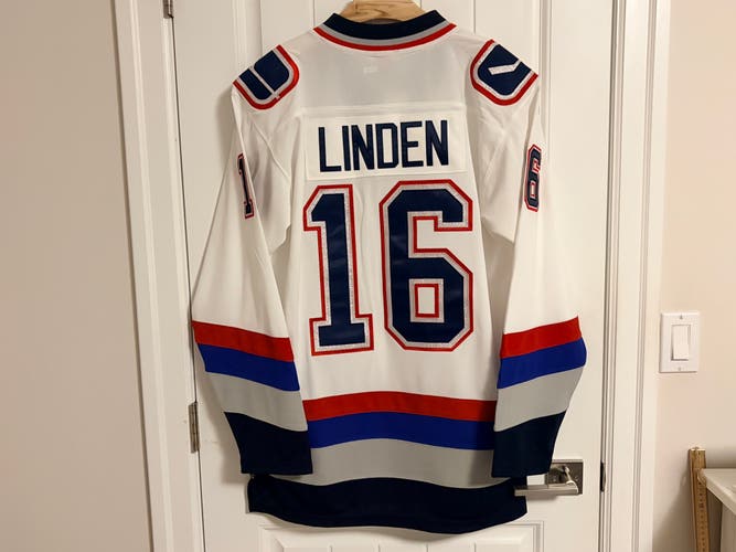 BNWT Authentic Mitchell & Ness Vancouver Canucks Trevor Linden Jersey Large Tall
