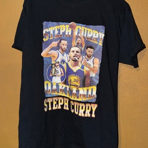 NBA Basketball Stephen Curry Graphic T Shirt Mens Size Small Medium Short Sleeve Used