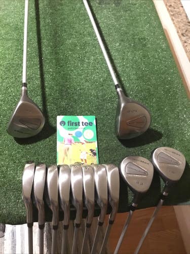 Nicklaus Ladies Air Max & VCG Full Set D, 3W, 5W, 7W, 4-PW-SW Super G50 Graphite