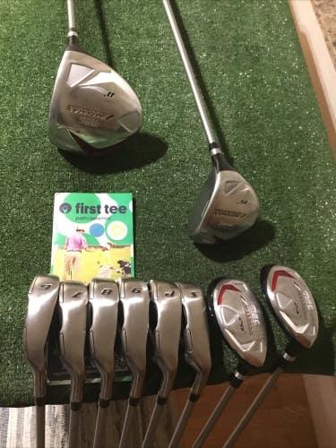 Simon Golf MAC Accumax Full Set (D, 3W, 20* H, 24* H, 6-PW-SW) Seniors Graphite
