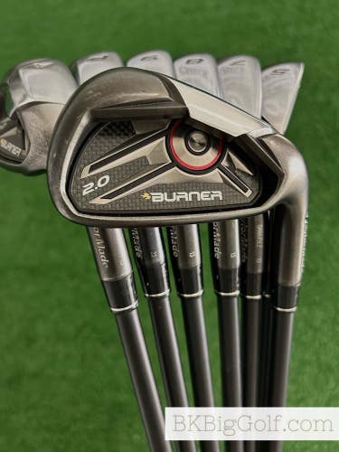 Taylormade Burner 2.0 Black Iron Set 5-A / Superfast 65 M Senior Graphite