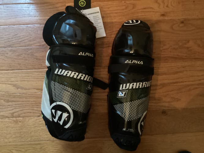 Junior Warrior Alpha LT 12" Shin Pads (New)