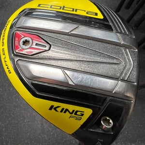 Used Cobra KING F9 BLACK YELLOW SPEEDBACK34 Mens Fairway Wood RH 3 Wood 11497-S000153998