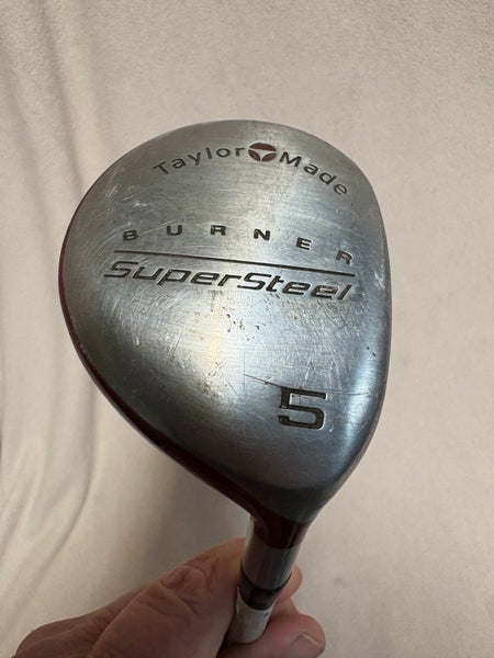 Men's TaylorMade Supersteel Right Handed Fairway Wood Regular Flex 5 Wood (Used)