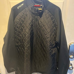 Black Men's XXL CCM Jacket (New)