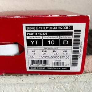 2020 CCM JetSpeed 340 Hockey Skates Regular Width 10 (Used)
