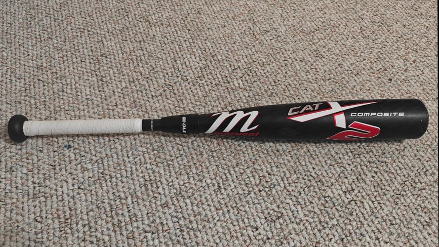 2025 Marucci CAT X Composite USSSA Certified Bat (-10) 17 oz 27" (Used)