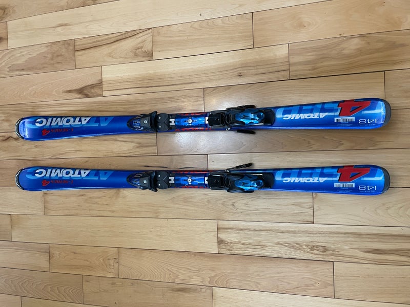Unisex All Mountain 148 cm Atomic Skis With Bindings Max Din 10 (Used)