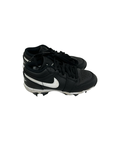 Used Nike AIR JORDAN 1 LOW BB/SB Cleats Black Junior 01 11692-S000144285