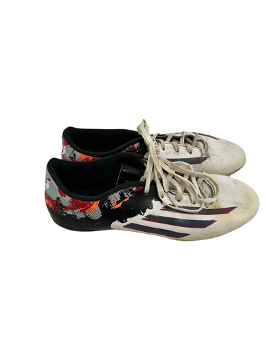 Used Adidas MESSI Soccer Cleats White Senior 8 11692-S000144298