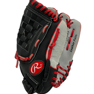 Used Rawlings PLAYMAKER SERIES BB/SB Glove RH Throw Black 11" 11692-S000144320