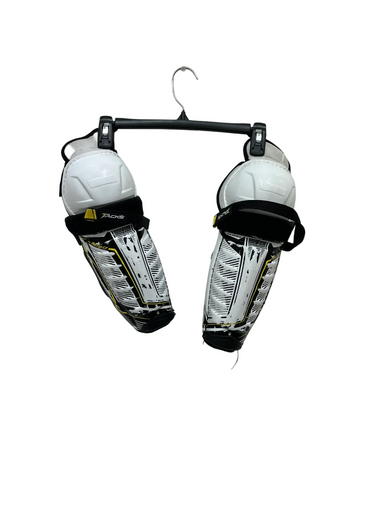 Used CCM TACKS 9060 Junior Shin Guards White 11" 11692-S000144322
