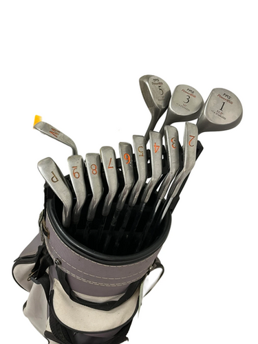 Used Powerbilt TPS Mens Package Set LH Orange 14 Piece 11692-S000144339