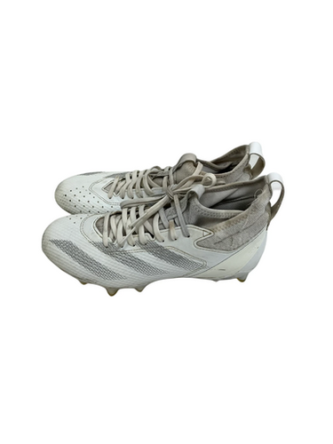 Used Adidas ADIZERO IMPACT Adult FB Cleats White Senior 7 11692-S000144358