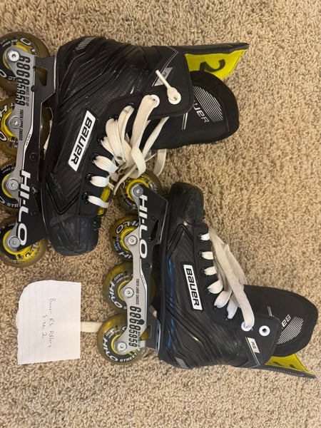 Bauer RS Inline Skates Regular Width Size 2 (Used)