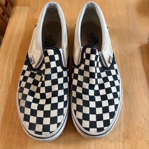 Checkerboard Men's Size M 8.5 (W 9.5) Adult Vans Shoes (Used)