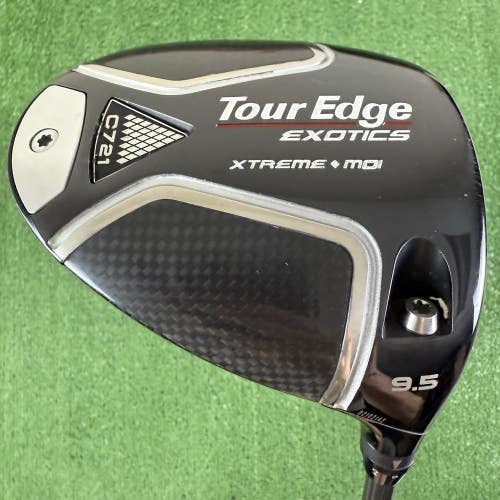 Tour Edge Exotics C721 9.5 Driver Regular Flex Even Flow Riptide CB -1 Short