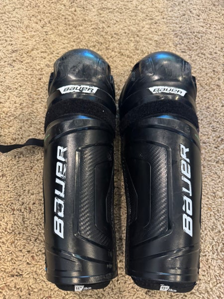 Junior Bauer X 11" Shin Pads (Used)
