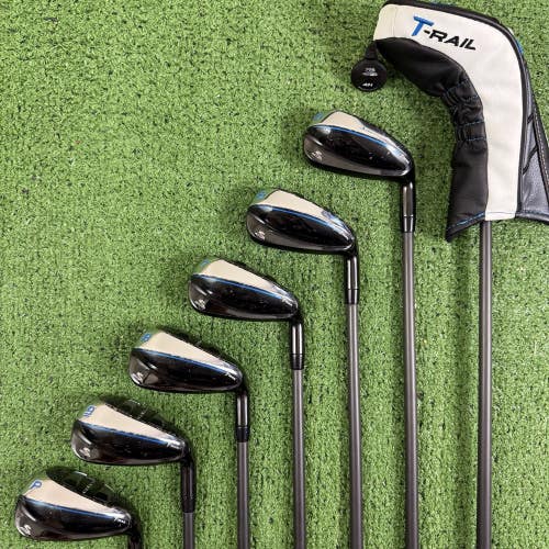 Cobra T-Rail 2 Combo Hybrid Iron Set 4H 5-PW 45g Senior Lite Flex -1 Short