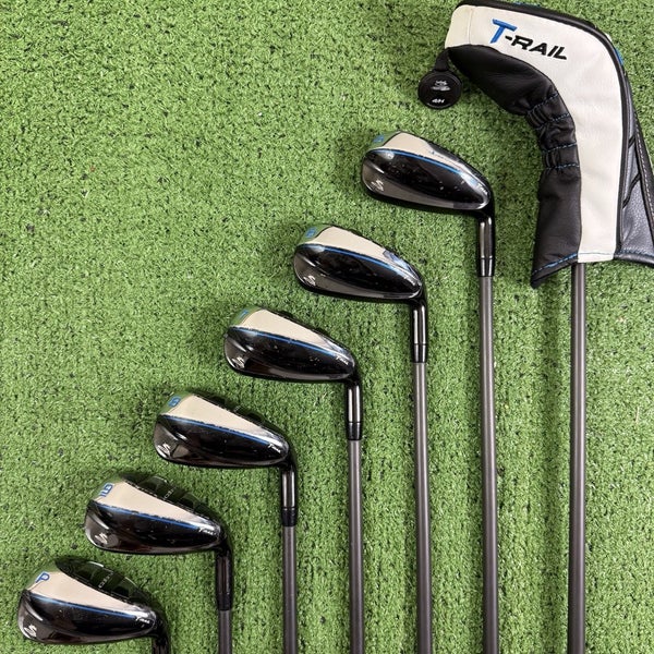 Cobra T-Rail 2 Combo Hybrid Iron Set 4H 5-PW 45g Senior Lite Flex -1 Short