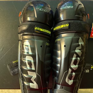 Junior CCM Tacks XF Pro 12" Shin Pads (New)